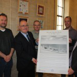 The Speaker of the Assembly, William Hay MLA with AMH New Horizons Downpatrick service manager Robert Owens