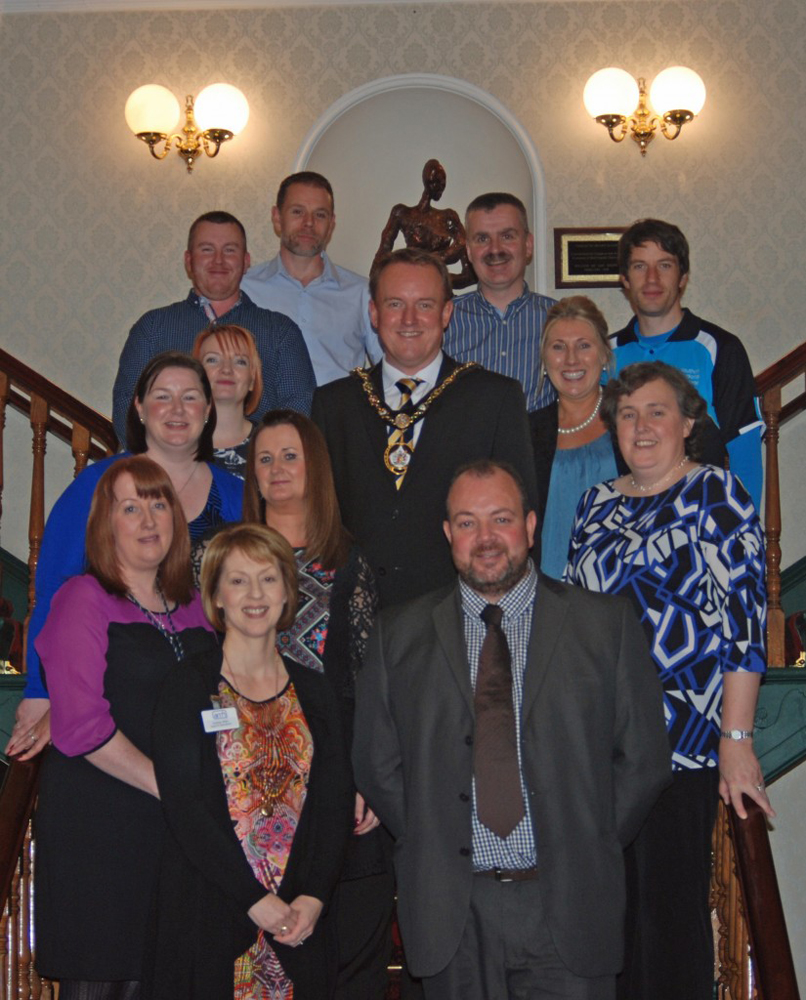 The staff from AMH New Horizons Craigavon & Banbridge