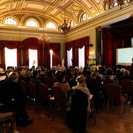 Audience at the Harbour Commissioners Office event