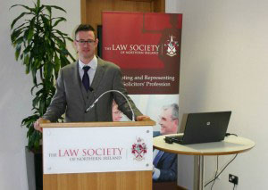 Gary Kane at Law Society NI