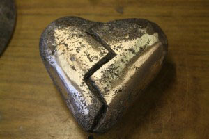 Bronze Casting Heart