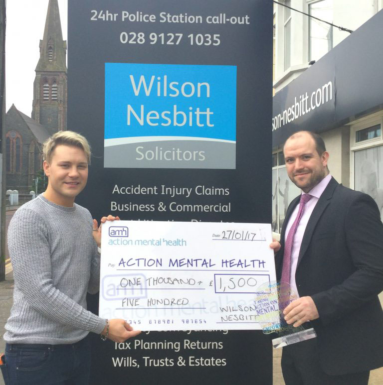Wilson Nesbitt supports Action Mental Health Action Mental Health