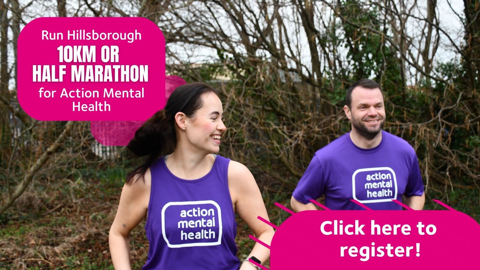 Run at Hillsborough Running Festival for Action Mental Health!