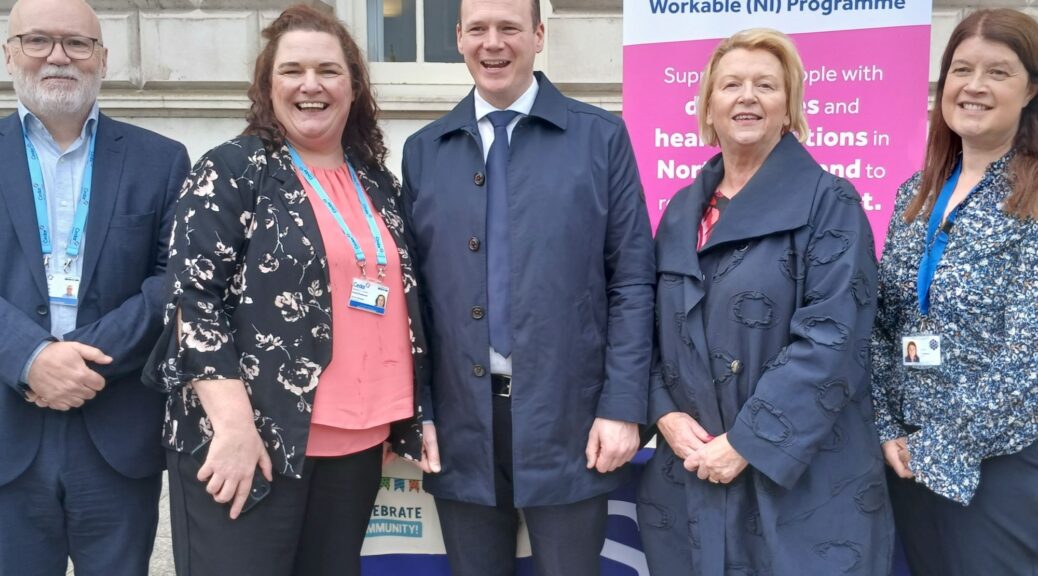 Attendees at the Big Lunch event at Belfast City Hall.